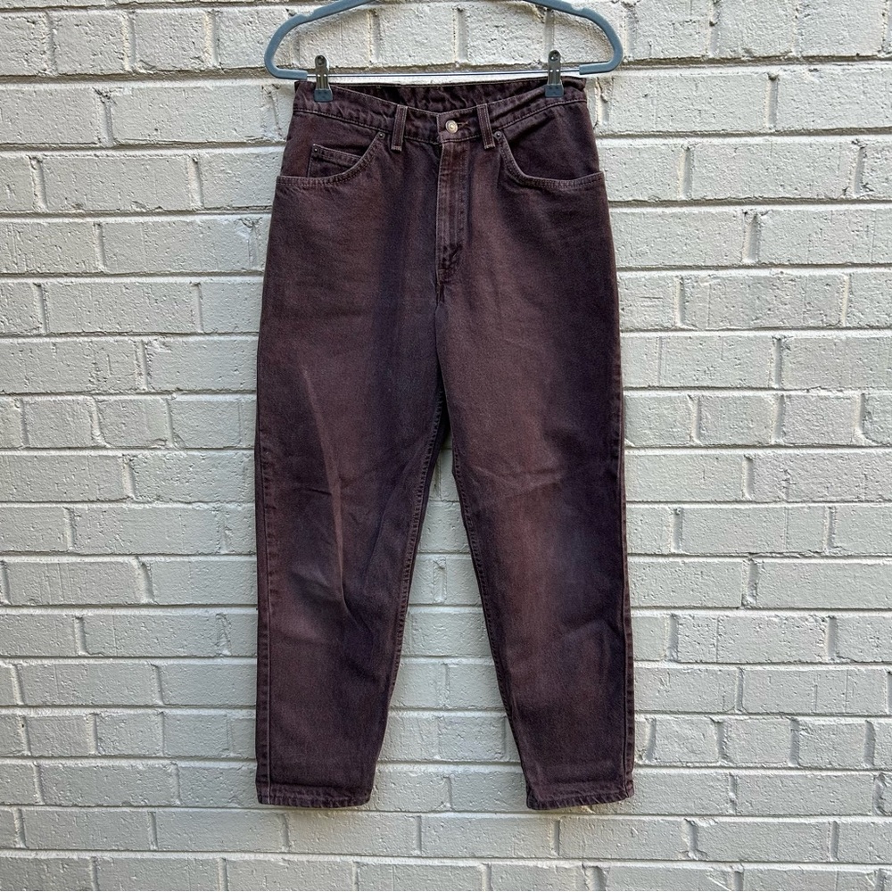 Vintage 90s Levi's Orange Tab Student Fit Brown 560 Jeans 30x30 (measures 28”)